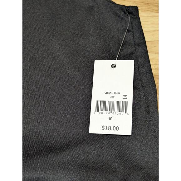 Ophelia Roe Knit Tank Top Womens Medium Black Sleeveless Stretch Casual Shirt, M - Picture 4 of 10